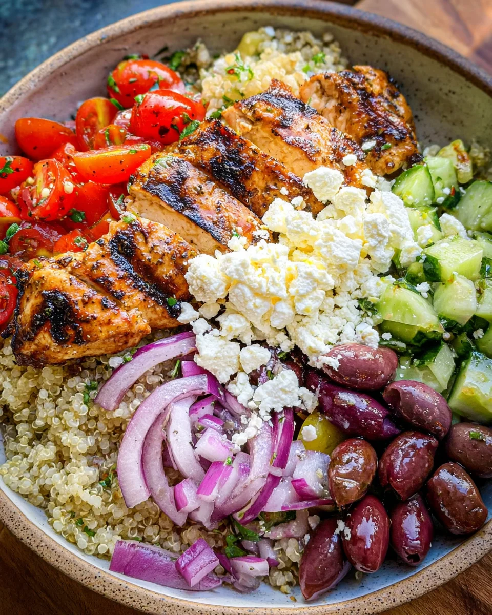 Greek Chicken Bowl 19 Greek