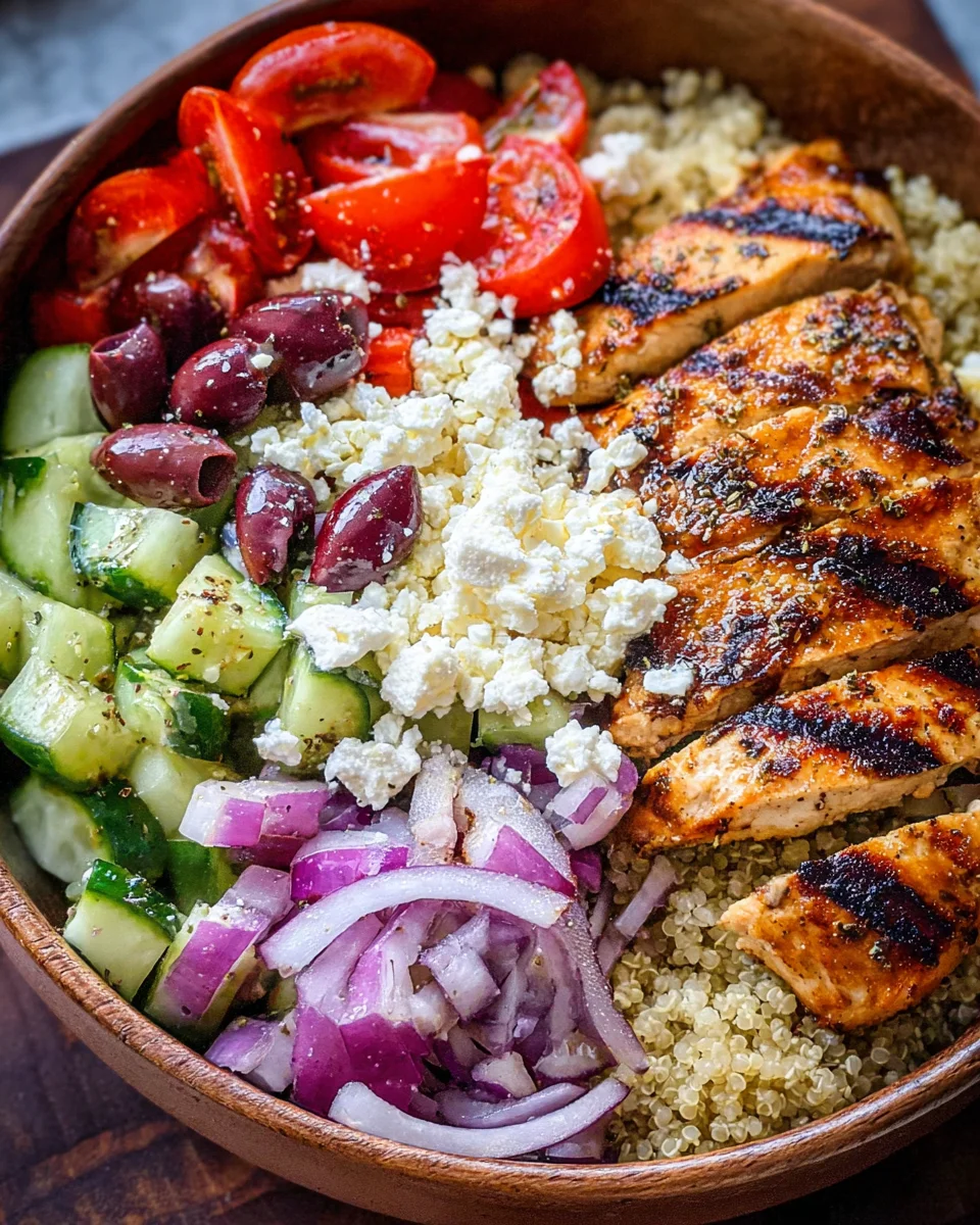 Greek Chicken Bowl 20 Greek