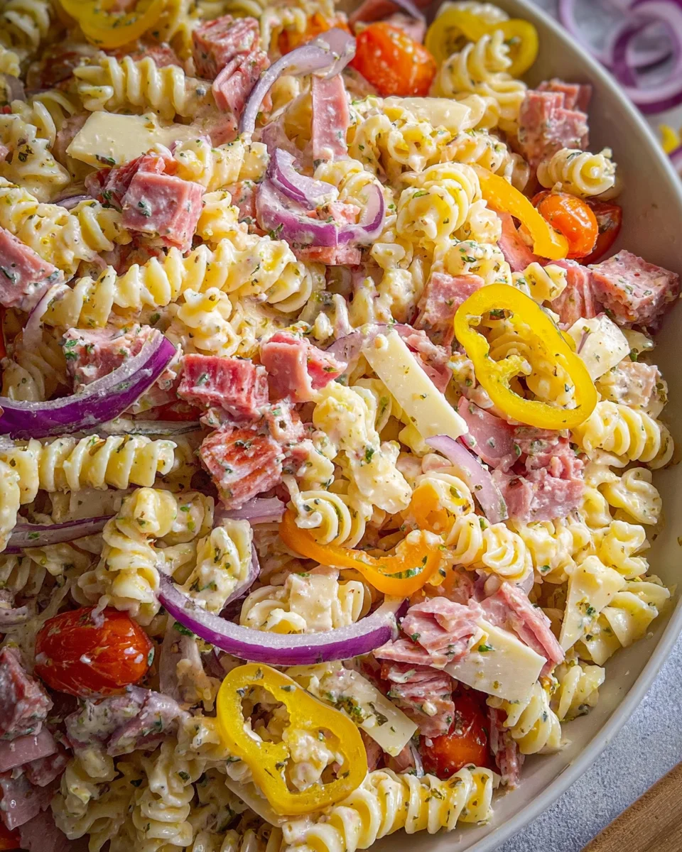 Grinder Pasta Salad 22 Grinder