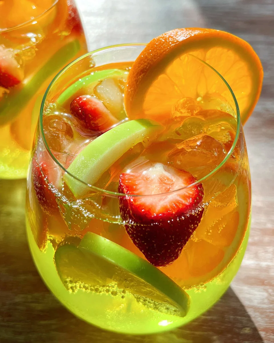Olive Garden Green Apple Sangria