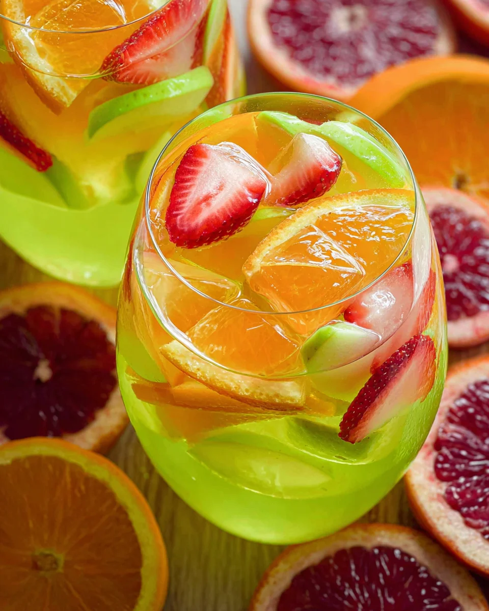 Olive Garden Green Apple Sangria 14 Olive