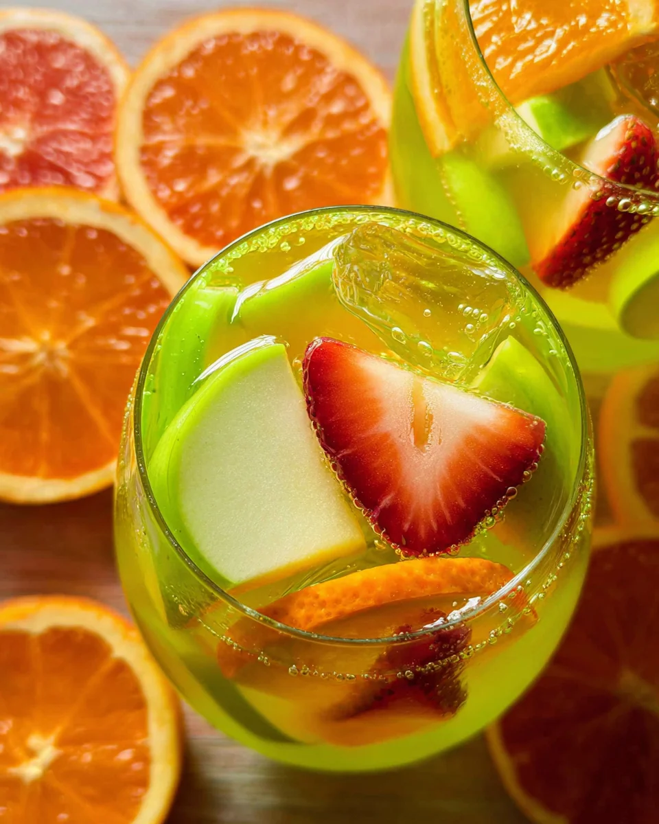 Olive Garden Green Apple Sangria 15 Olive