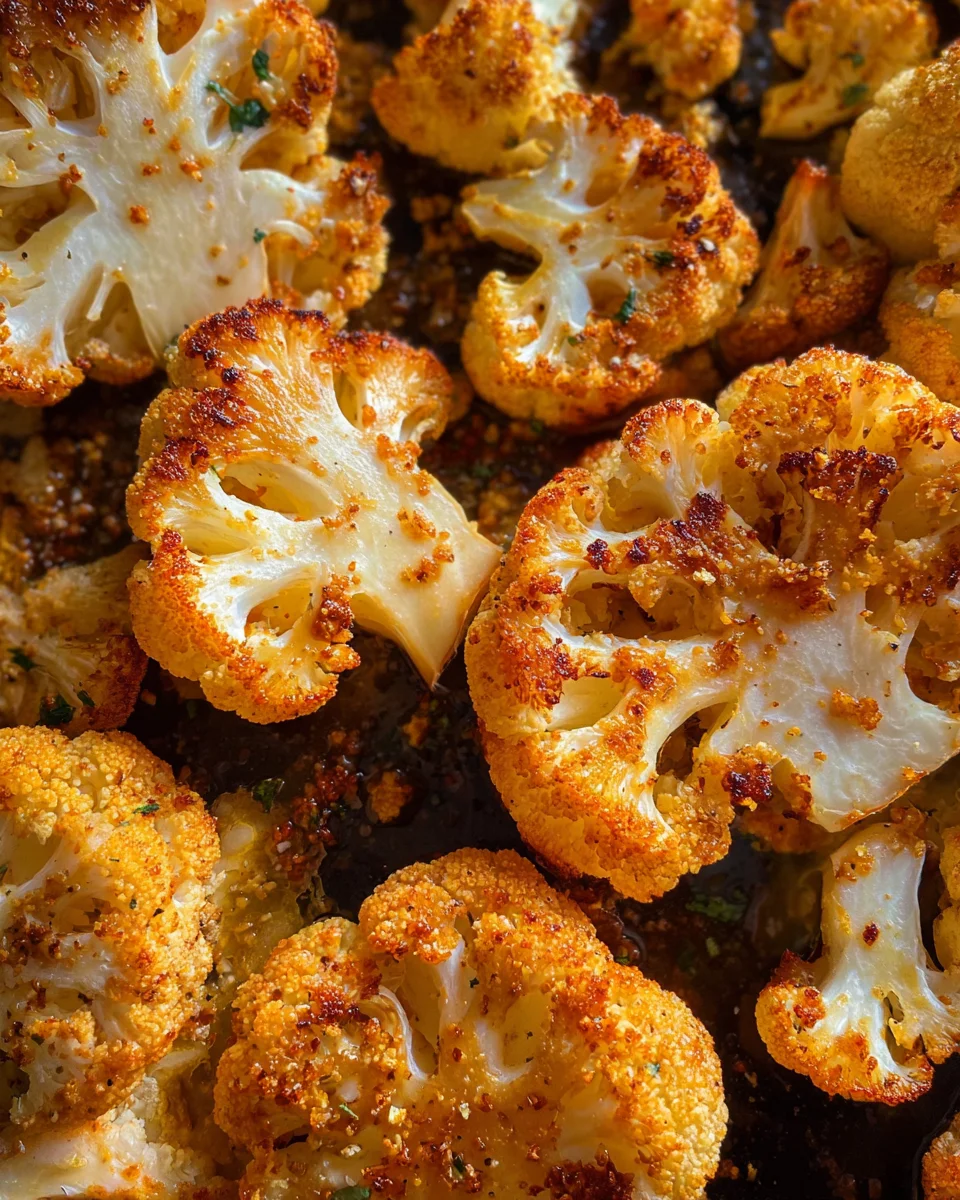 Oven Roasted Cauliflower Recipe