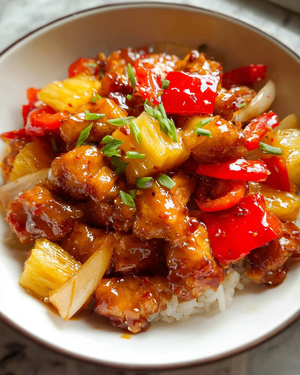Pineapple Chicken (Asian Style) 18 Pineapple