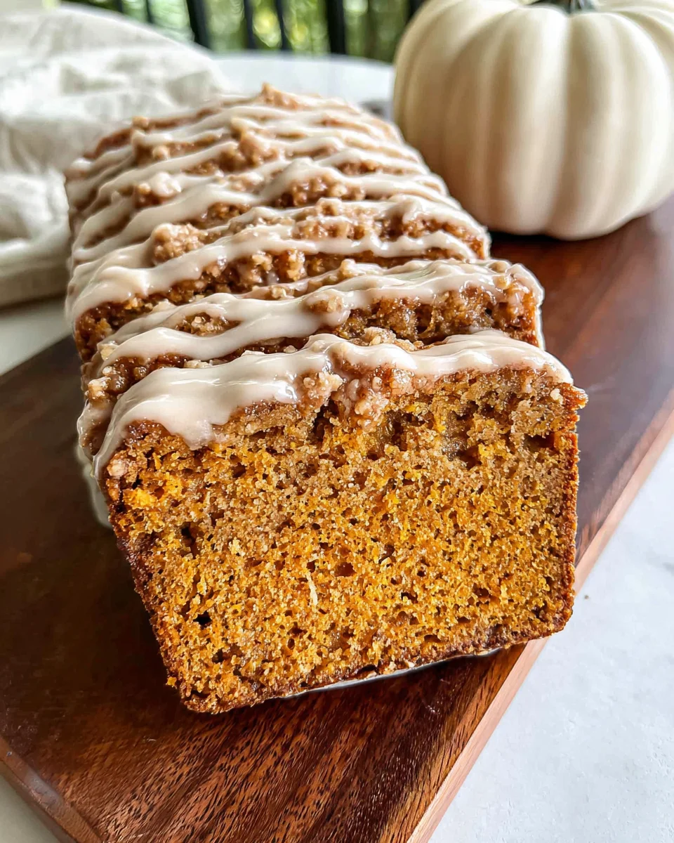 Pumpkin Bread with Maple Glaze 33 Pumpkin Bread with Maple Glaze