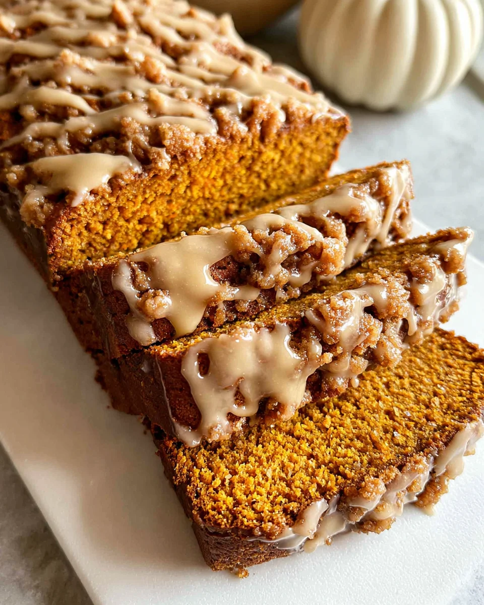 Pumpkin Bread with Maple Glaze 30 Pumpkin
