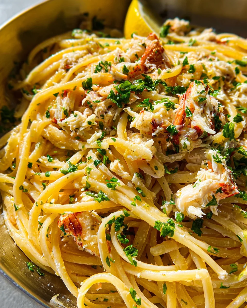 Quick and Delicious Crab Linguine