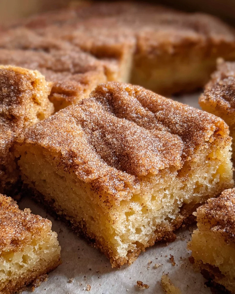 Snickerdoodle Blondies 30 Snickerdoodle Blondies
