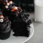 Spooky Black Velvet Halloween Cake