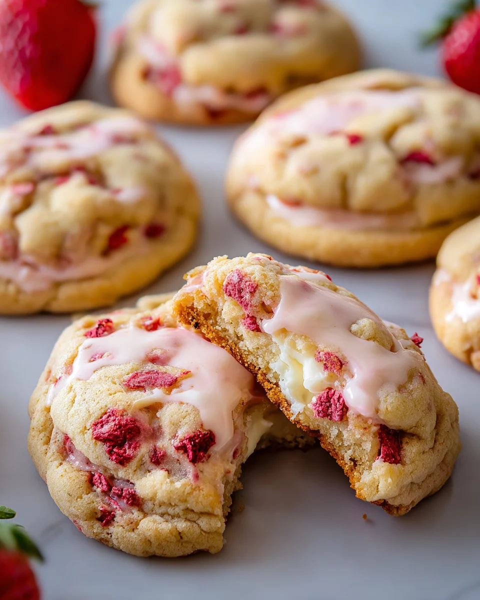 Strawberry Cheesecake Cookies Recipe 24 Strawberry