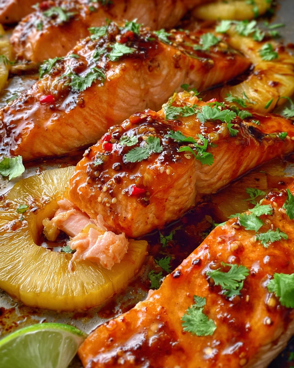 Sweet and Spicy Pineapple Salmon 34 Sweet and Spicy Pineapple Salmon
