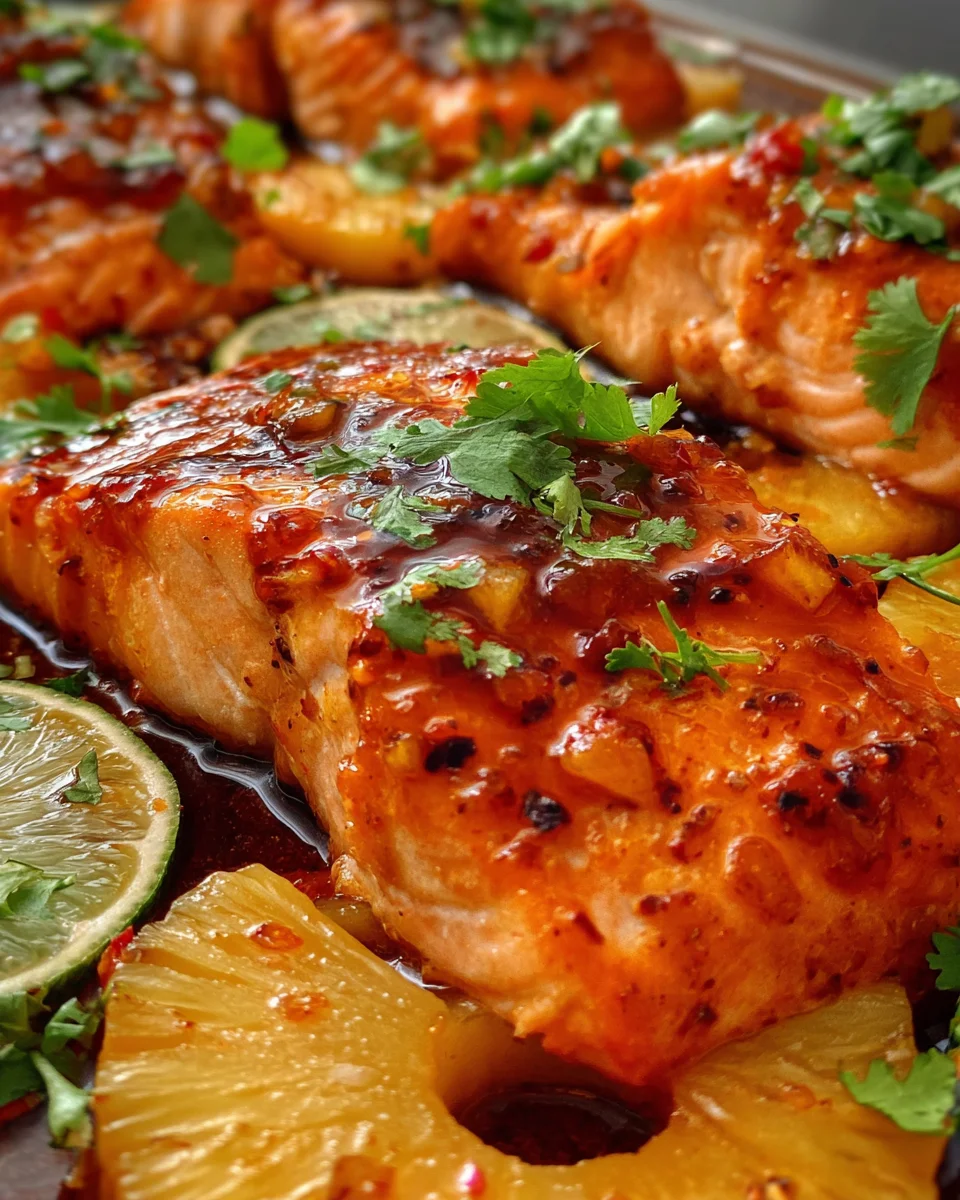 Sweet and Spicy Pineapple Salmon 20 Sweet