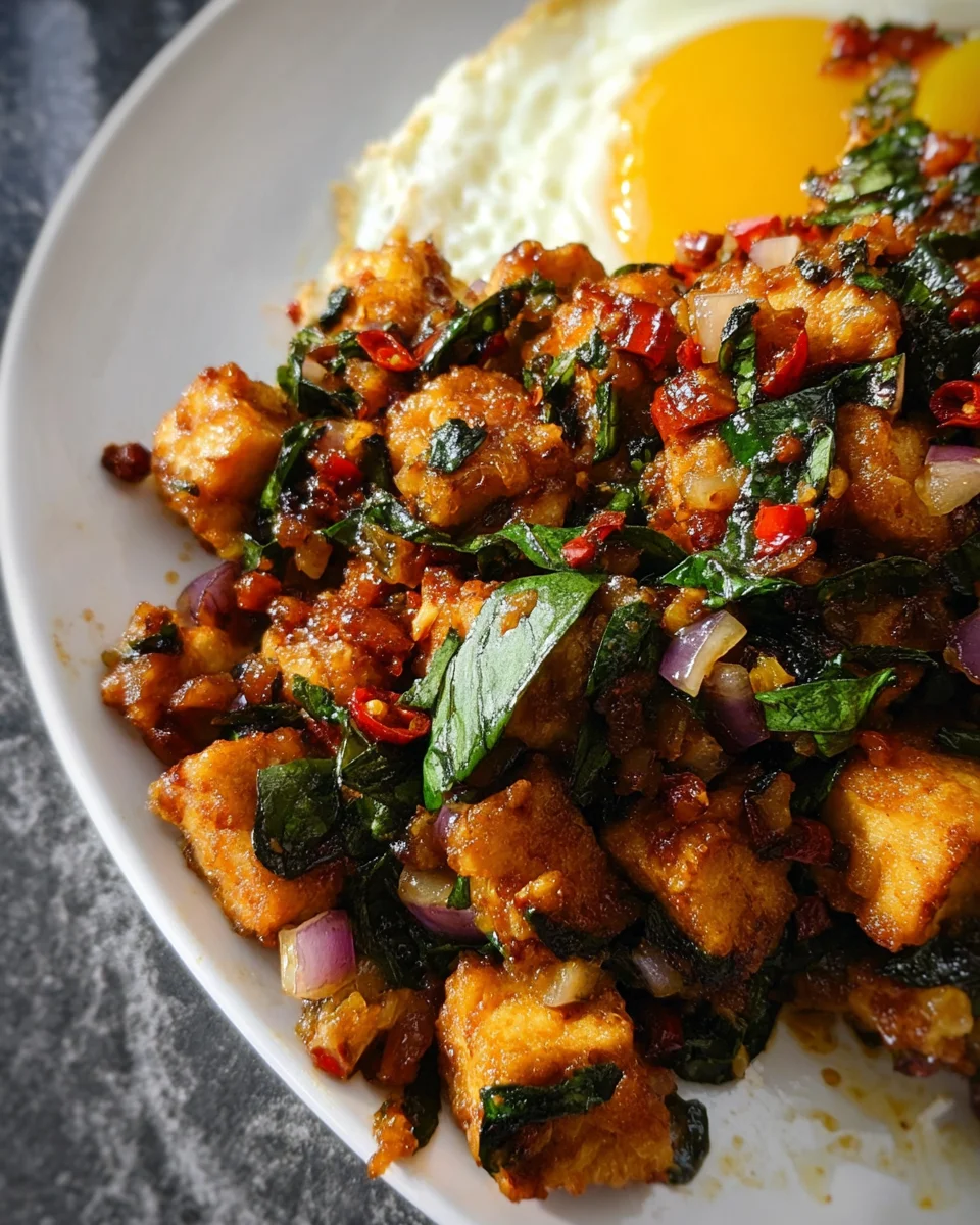 Thai Basil Tofu (Tofu Pad Krapow) 27 Thai Basil Tofu (Tofu Pad Krapow)