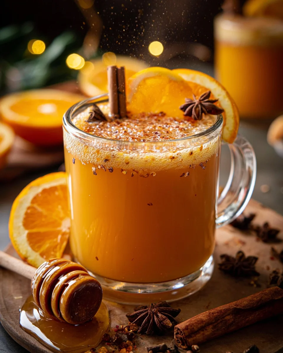 Warm Cinnamon Orange Delight Mocktail Recipe