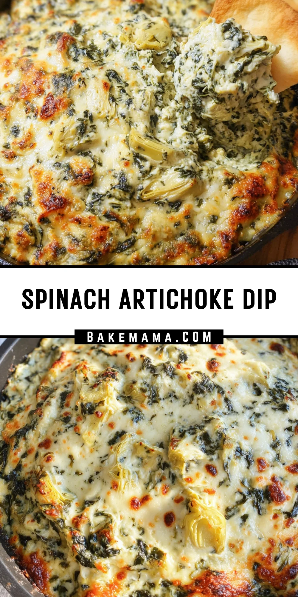 Spinach Artichoke Dip 17 Pinterest Hidden Image