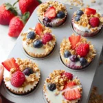 3 Ingredient Frozen Yogurt Bites