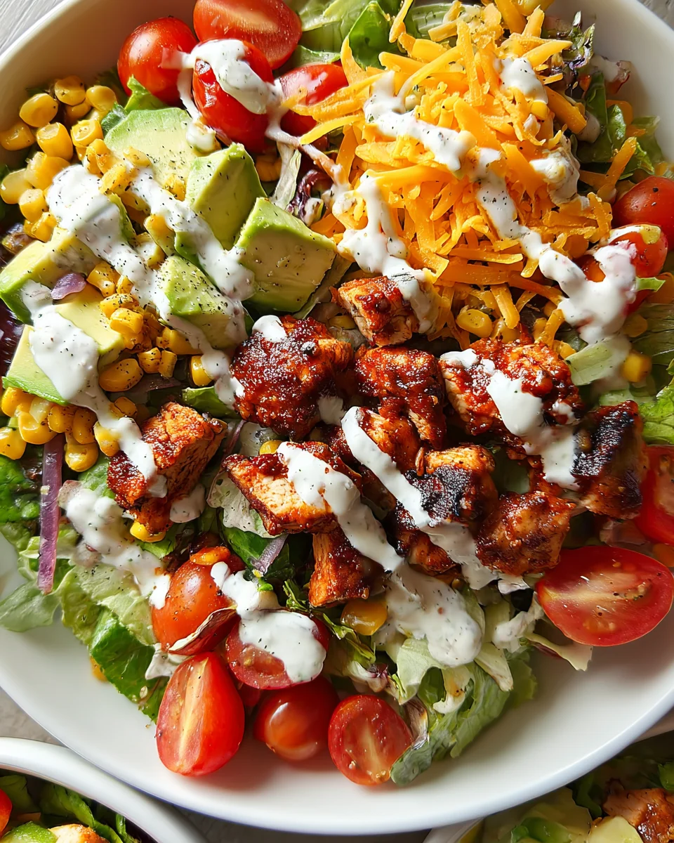 BBQ Chicken Salad