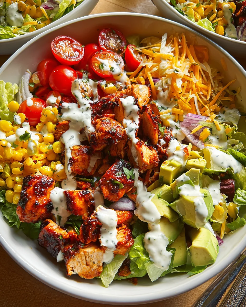 BBQ Chicken Salad 22 BBQ