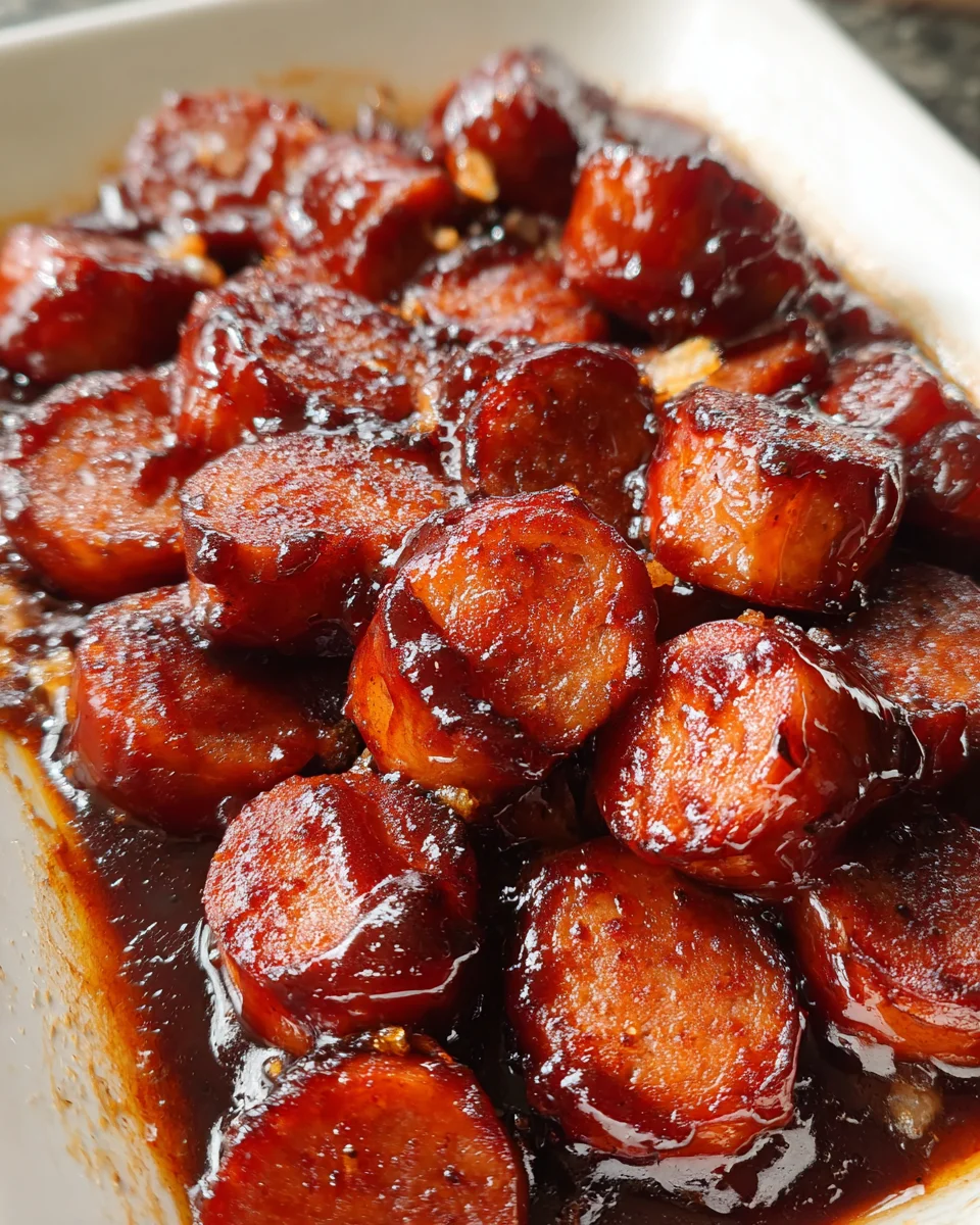 BBQ Sausage Bites 29 BBQ Sausage Bites