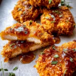 Baked Crunchy Hot Honey Chicken