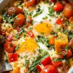 Baked Feta Eggs