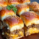 Cheeseburger Sliders with Hawaiian Rolls