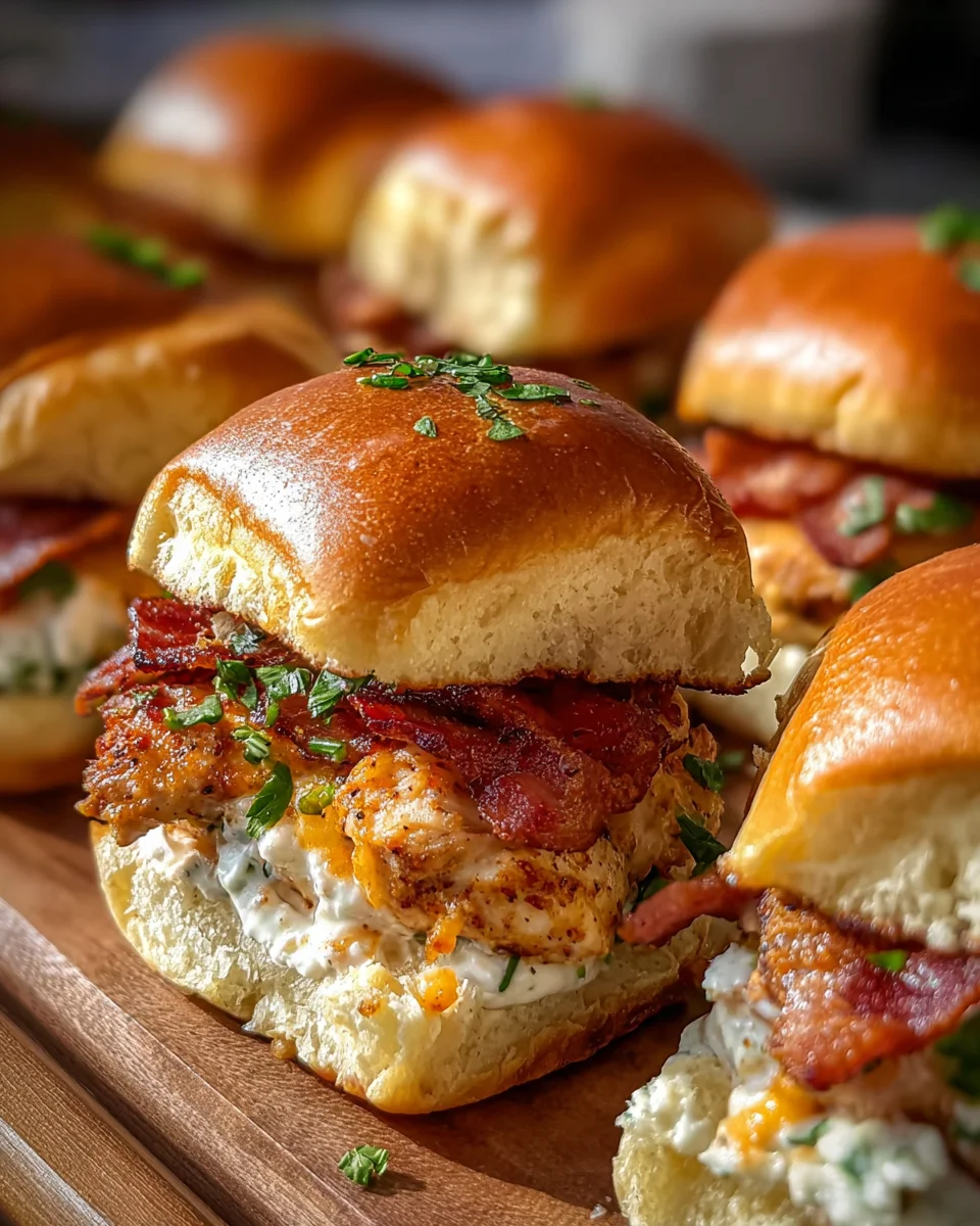 Chicken Bacon Ranch Sliders 22 Chicken