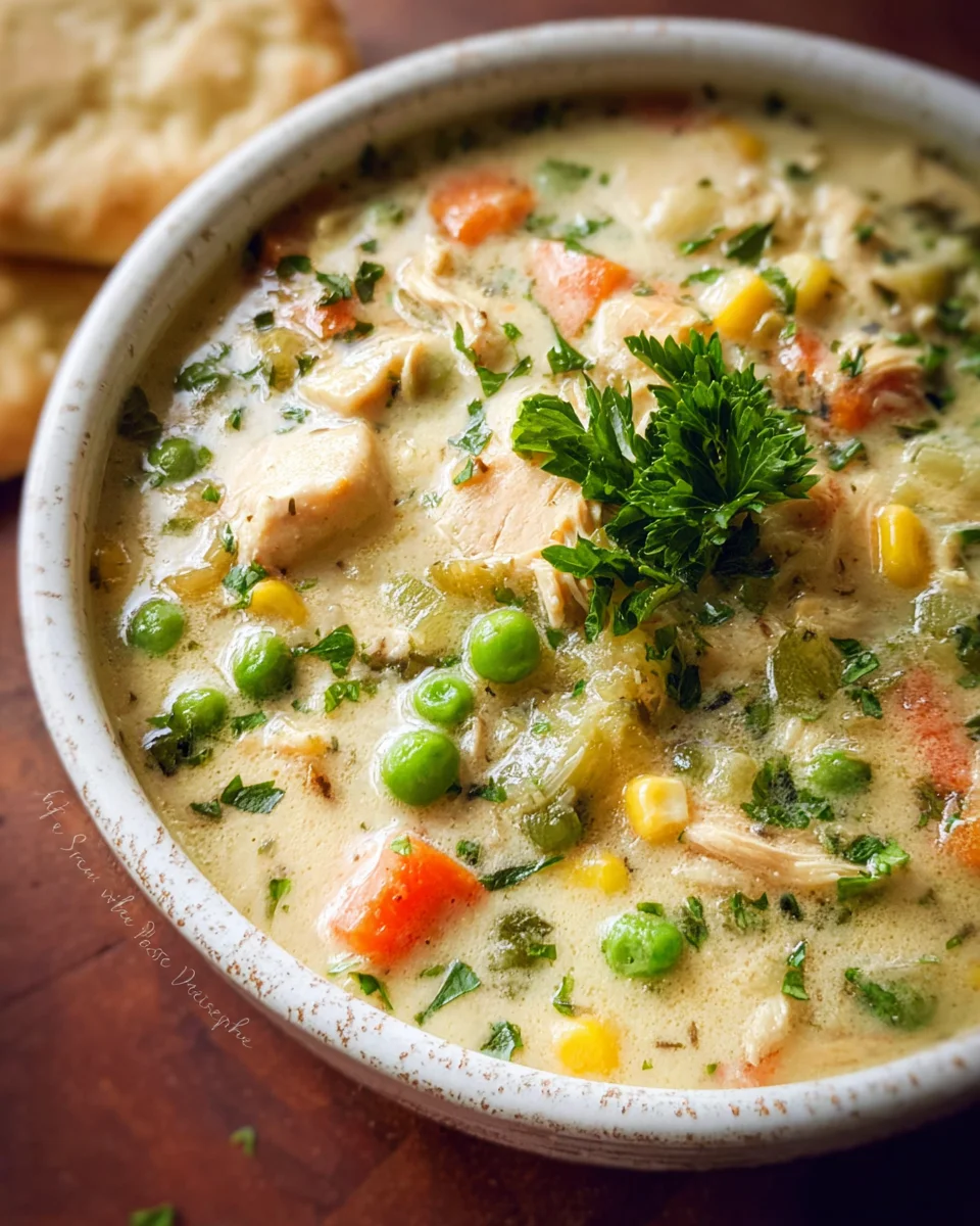 Chicken Pot Pie Soup Recipe