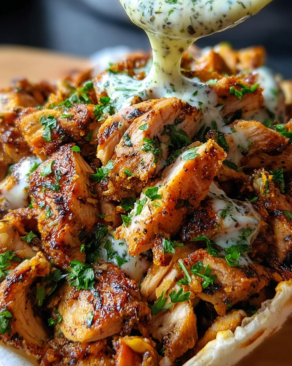 Chicken Shawarma with Garlic Sauce