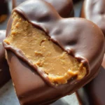 Chocolate Peanut Butter Valentine’s Heart