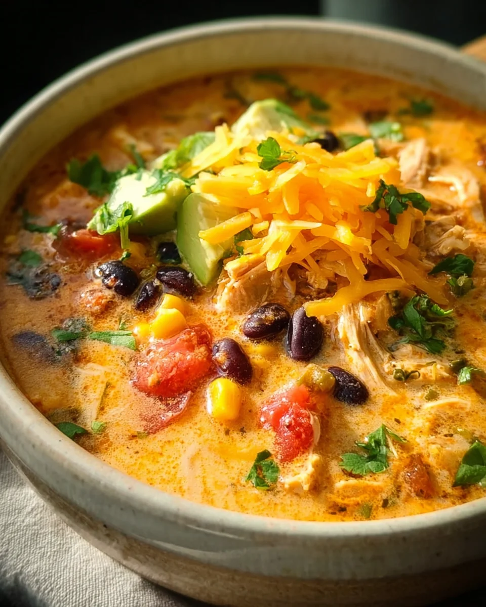 Creamy Chicken Tortilla Soup