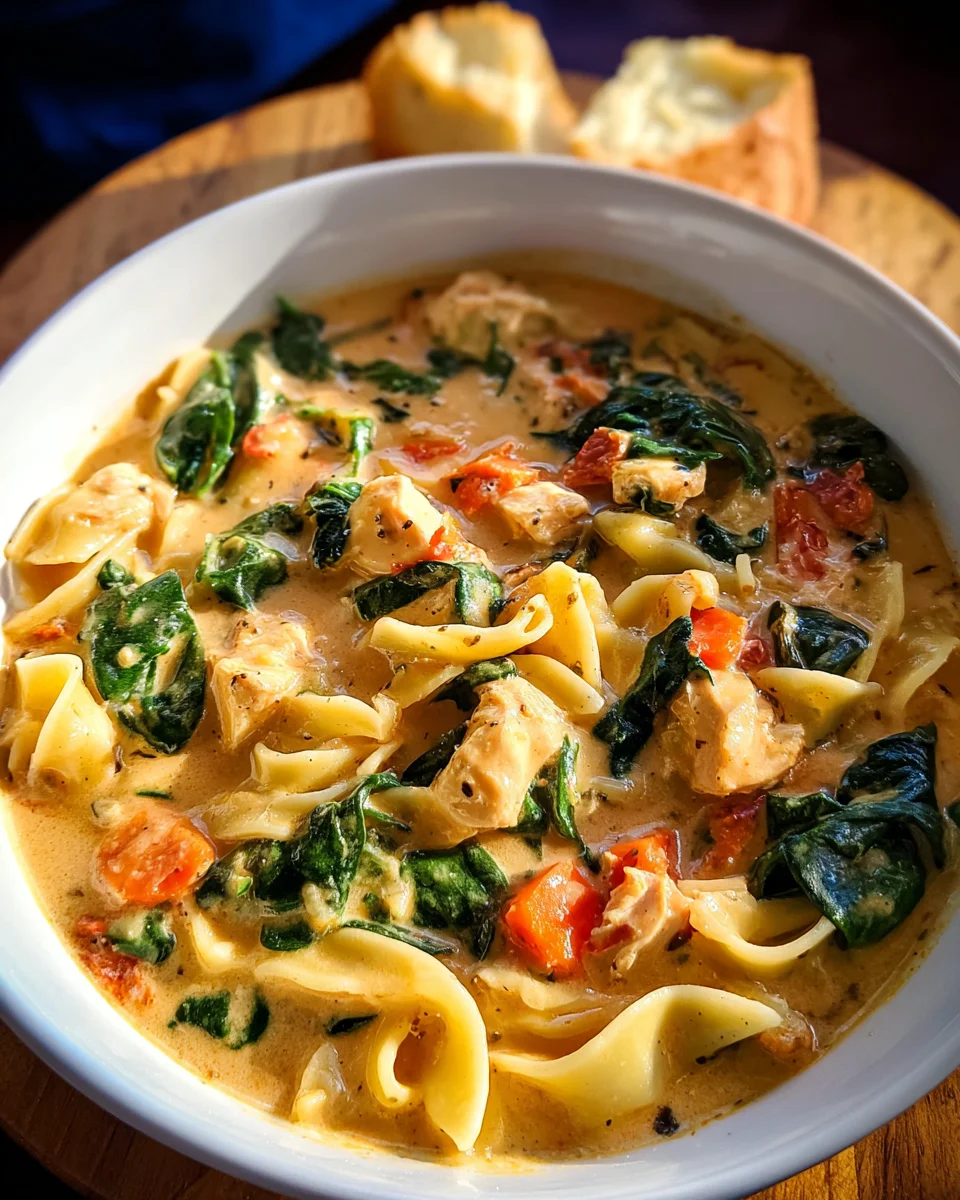 Creamy Marry Me Tuscan Chicken Soup