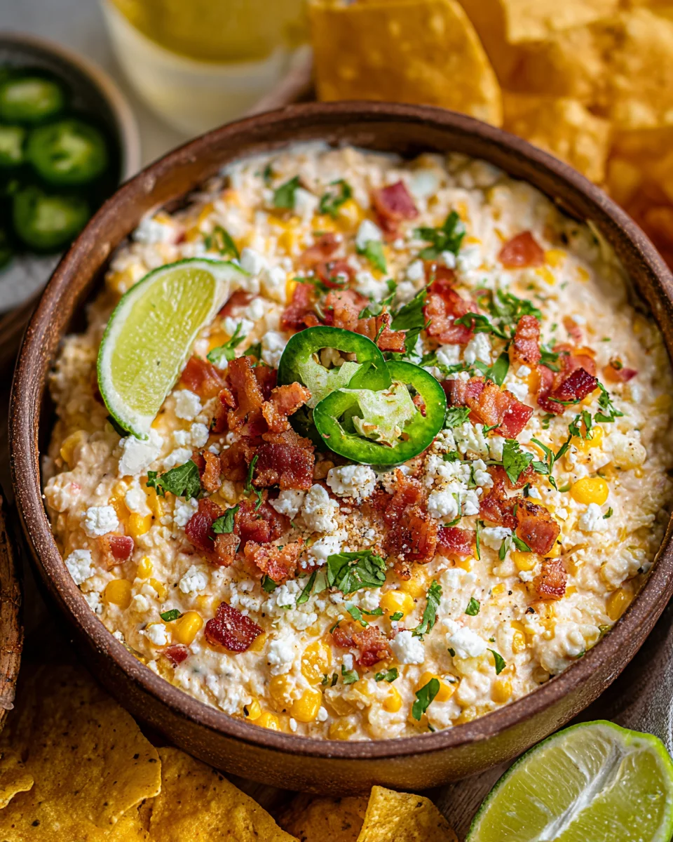 Crockpot Jalapeno Corn Dip