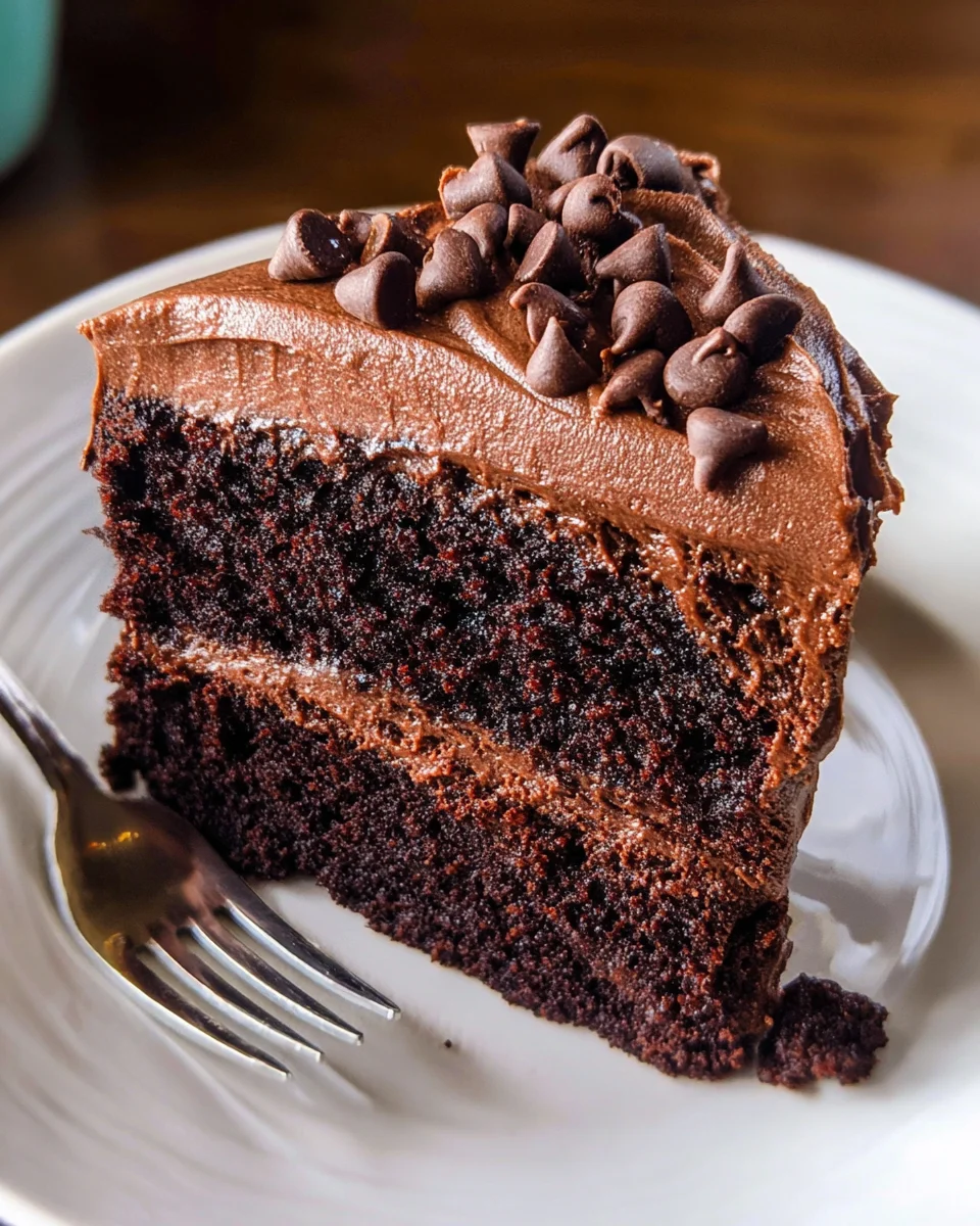 Deliciously Moist Chocolate Layer Cake