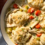 Easy Chicken and Dumplings with Biscuits