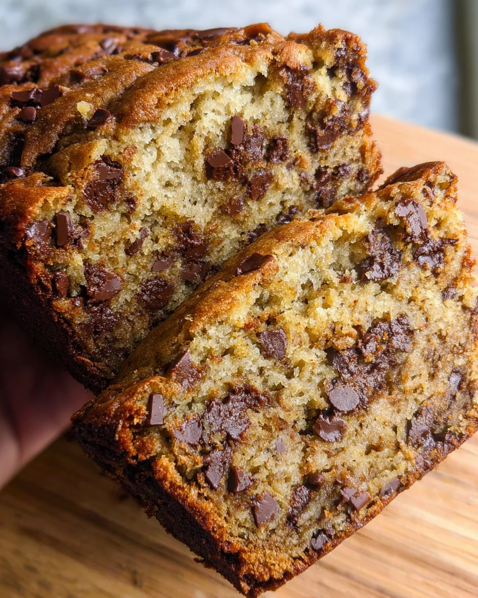 Easy Chocolate Chip Banana Bread 22 Easy