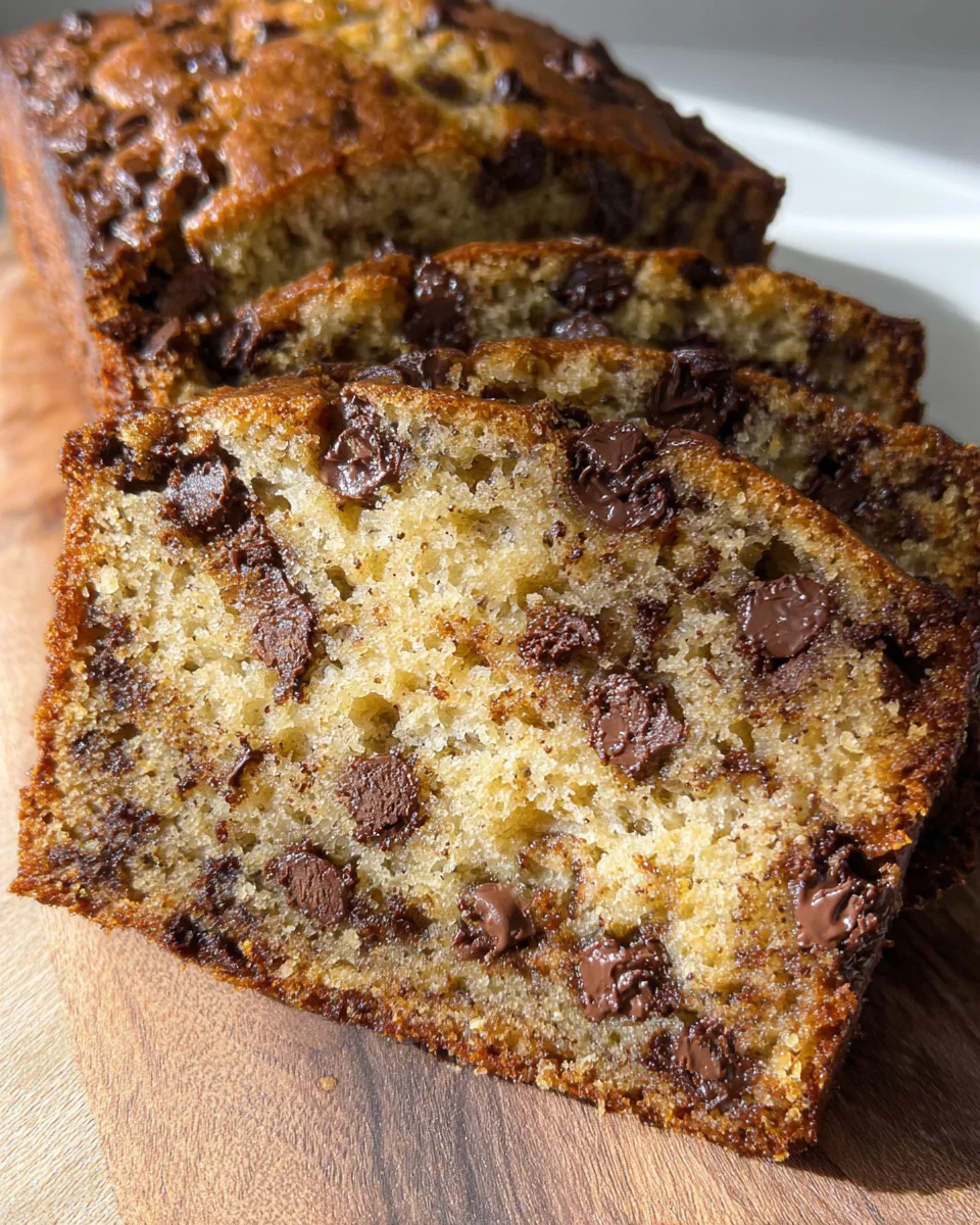 Easy Chocolate Chip Banana Bread 23 Easy
