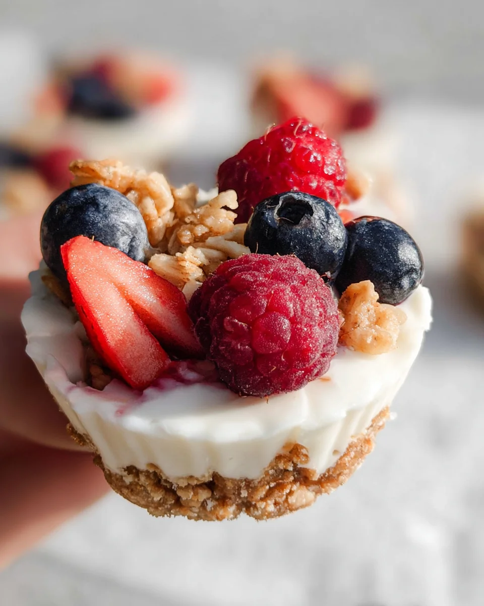 Frozen Yogurt Granola Cups 35 Frozen Yogurt Granola Cups