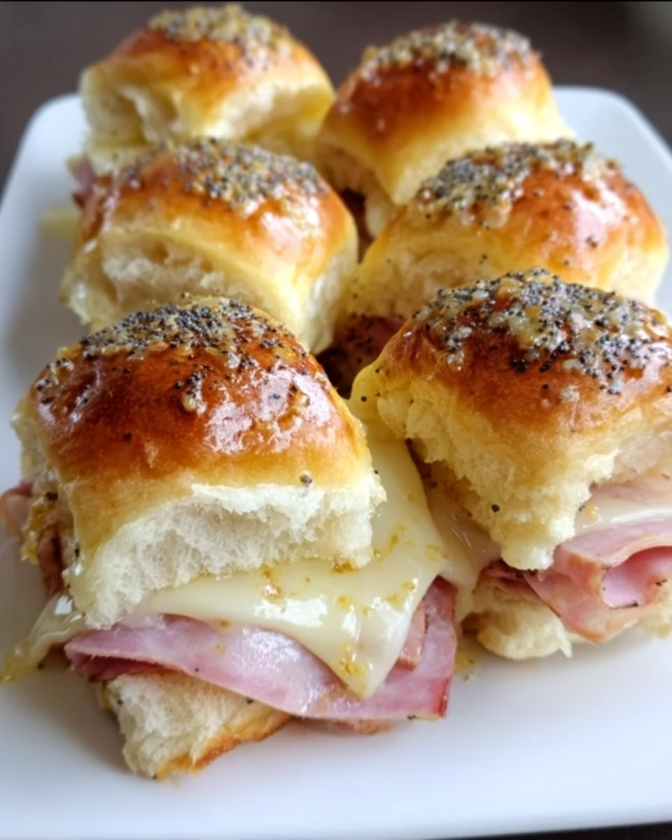 Ham and Cheese Sliders 24 Ham and Cheese Sliders