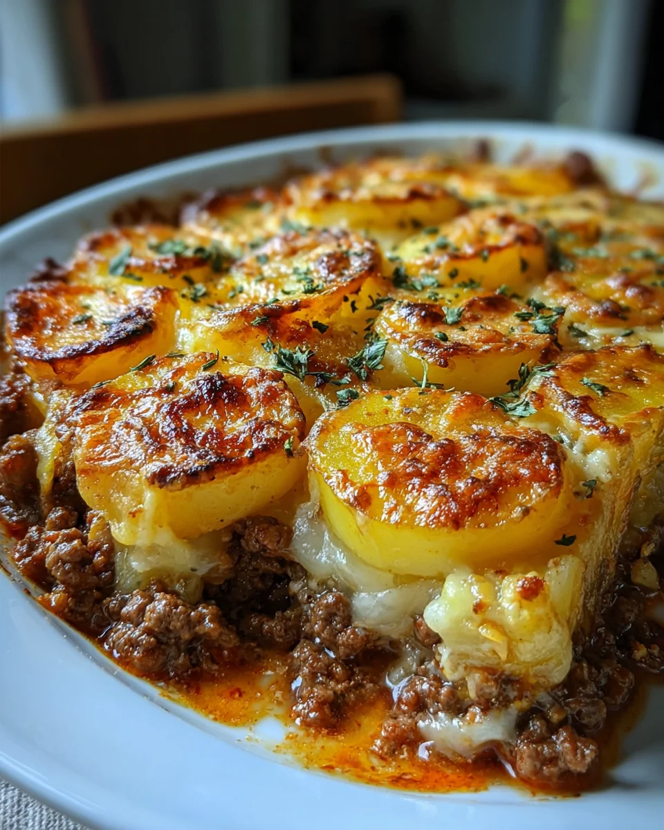 Hamburger Potato Casserole Recipe