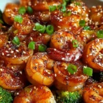High-Protein Honey Garlic Shrimp