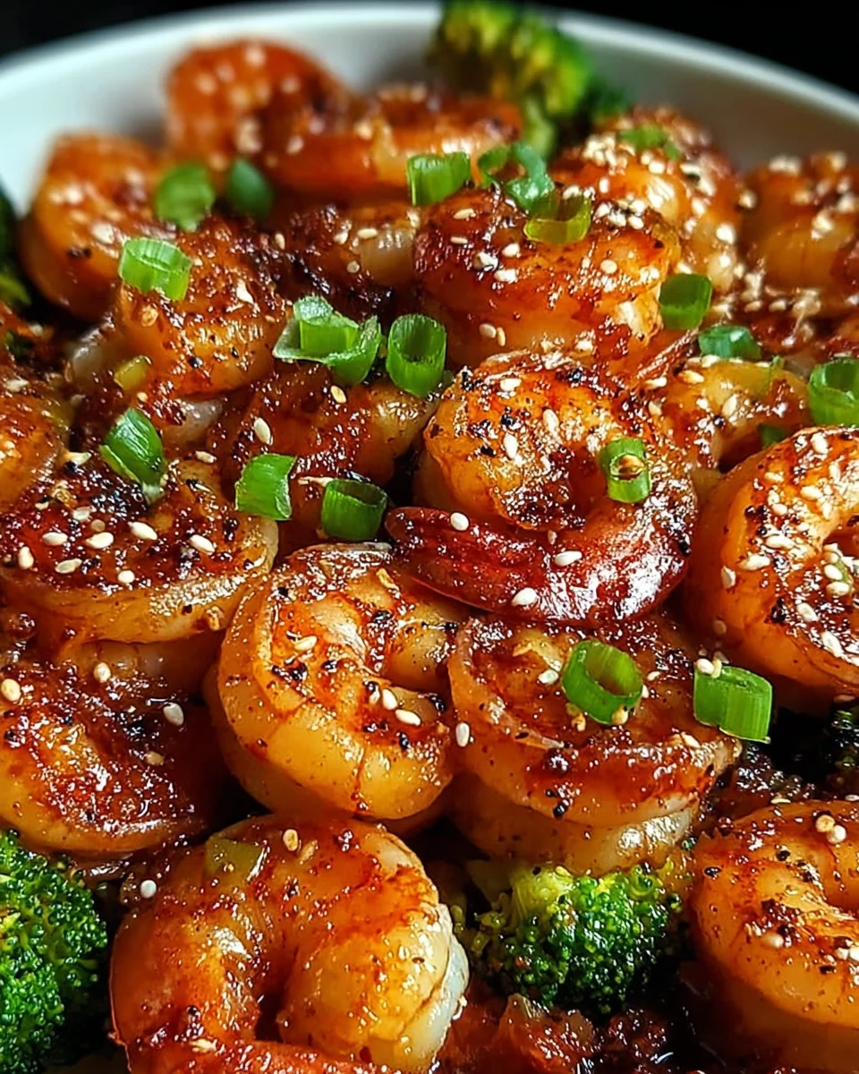 High-Protein Honey Garlic Shrimp