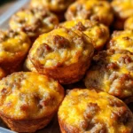 High-Protein Pancake Sausage Mini Muffins
