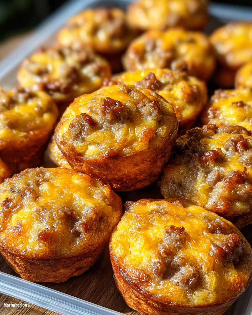 High-Protein Pancake Sausage Mini Muffins 38 High-Protein Pancake Sausage Mini Muffins