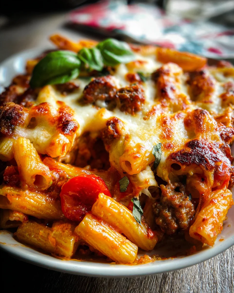 Italian Sausage Penne Casserole 24 Italian