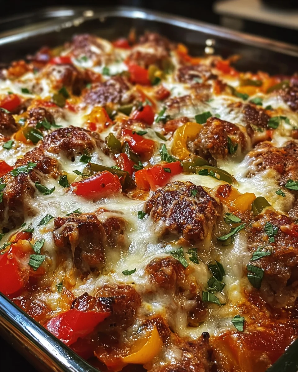 Italian Sausage & Pepper Casserole