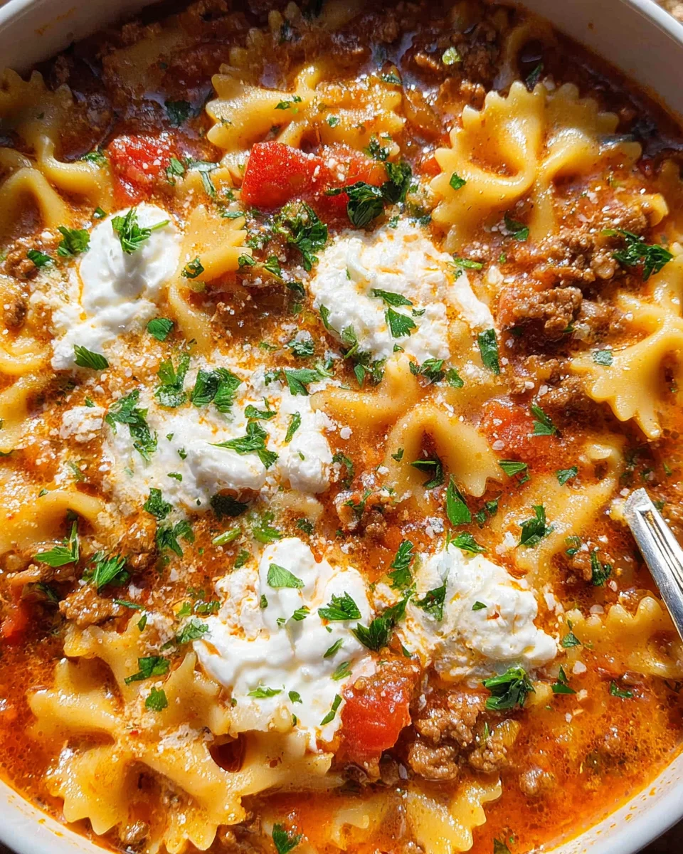 Lasagna Soup 28 Lasagna