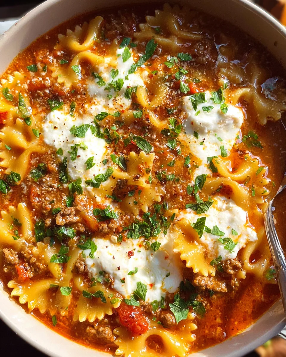 Lasagna Soup 29 Lasagna