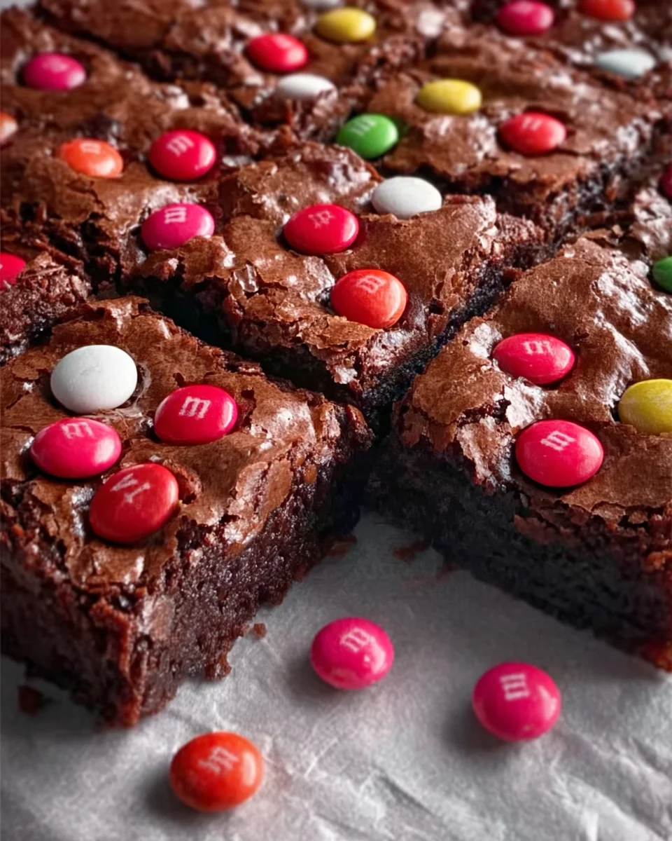 M&M's Brownies Recipe 24 MMs Brownies Recipe 2