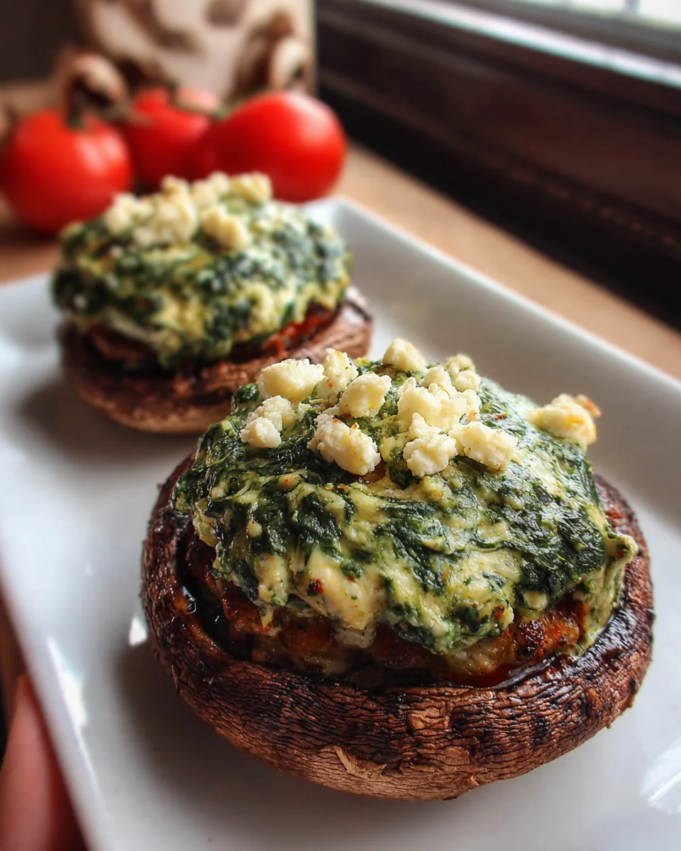 Portabella Veggie Burger Mushroom Melts